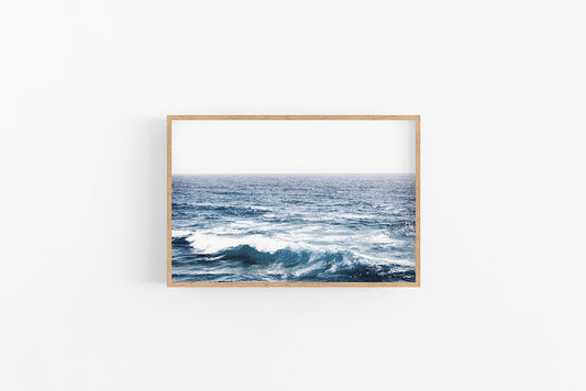 Ocean | Moody Coastal Ocean Photographic Wall Print | Lynette Cooper Prints and Sketches