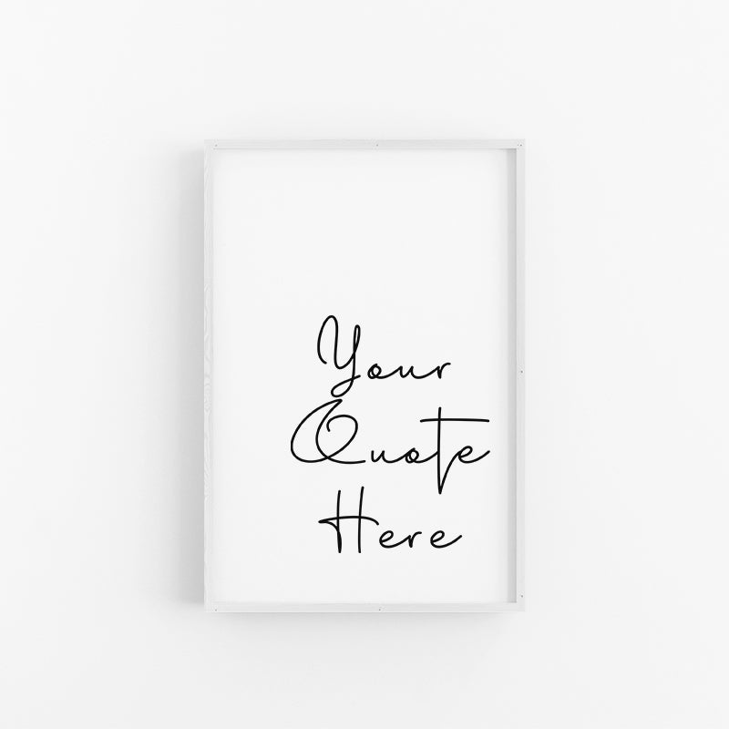 Custom Typography Print | Create your own Typography Print | Lynette Cooper Prints and Sketches