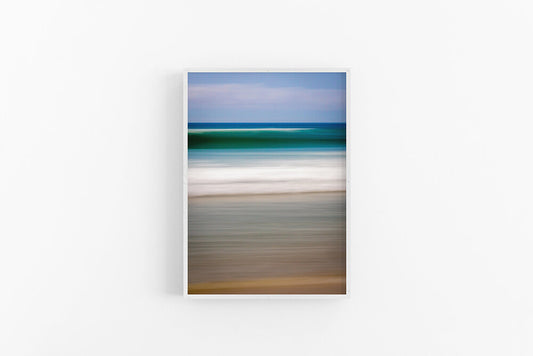 Beach Slide | Abstract Beach Art Photographic Wall Print | Lynette Cooper Prints and Sketches