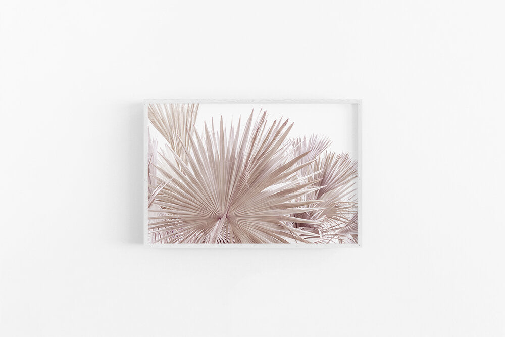 Bronze Palm II | Coastal Boho Brown Bronze Palm Wall Art | Lynette Cooper Prints and Sketches