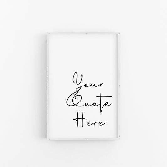 Custom Typography Print | Create your own Typography Print | Lynette Cooper Prints and Sketches